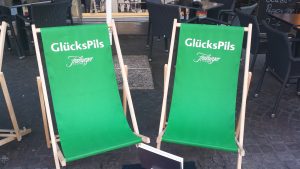 Glücks Pils - gibt es überall in Freiburg :-)